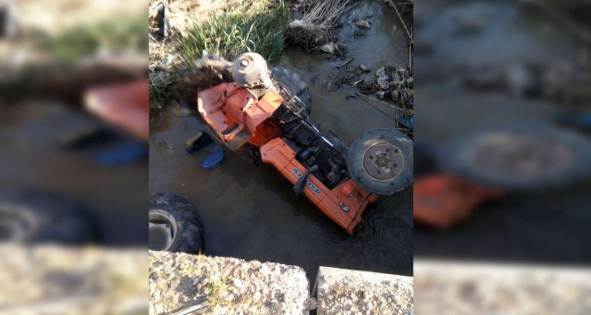 Dereye uçan traktörün 17 yaşındaki sürücüsü hayatını kaybetti