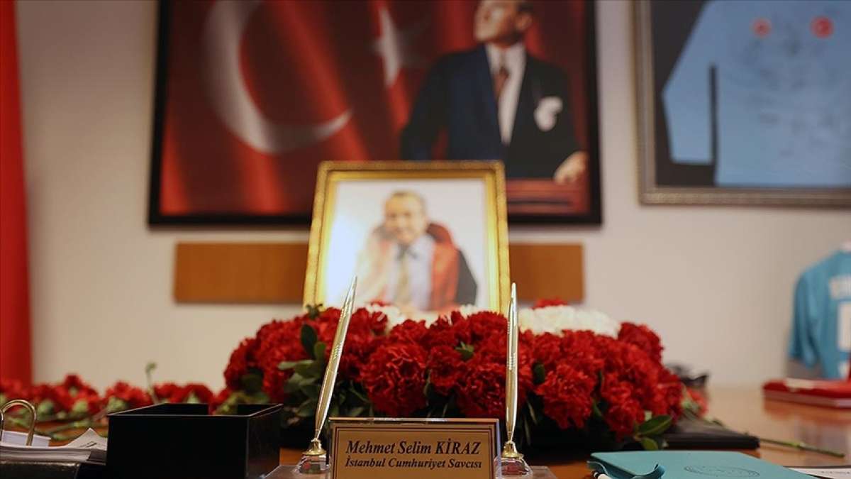 DHKP-C üyelerince şehit edilen Cumhuriyet Savcısı Mehmet Selim Kiraz, İstanbul Adliyesi'nde anı