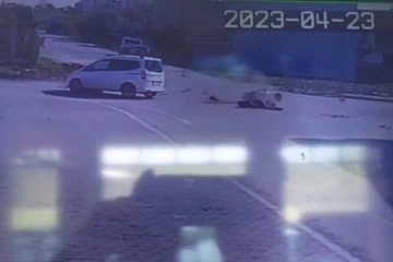 Dikkatsizlik anları kameraya yansıdı