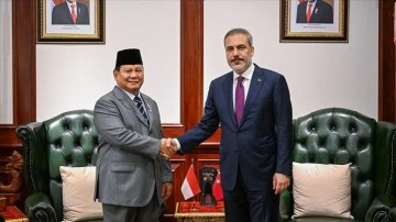 Dışişleri Bakanı Fidan, Endonezya Savunma Bakanı Subianto ile görüştü