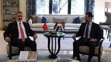 Dışişleri Bakanı Fidan, IKBY Başbakan Yardımcısı Talabani ile görüştü