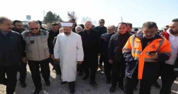 Diyanet İşleri Başkanı Erbaş, Malatya’da incelemelerde bulundu