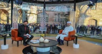 Diyanet İşleri Başkanı Erbaş, TRT 1’de "Ramazan Sevinci" programına katıldı