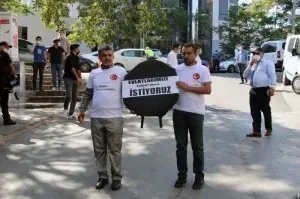 Diyarbakır ailelerinden HDP’ye siyah çelenkli protesto: 'Bizim evladımızı HDP götürdü'