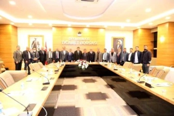 Diyarbakır'a gelen oda ve borsa başkanlarından DTB'ye ziyaret