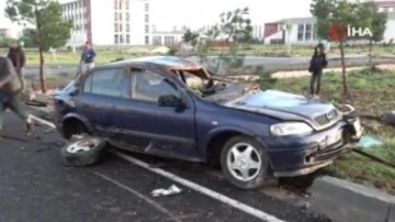 Diyarbakır&rsquo;da trafik kazası: 2 ölü, ağır 2 yaralı