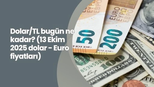 Dolar/TL bugün ne kadar? (13 Ekim 2025 dolar - Euro fiyatları)