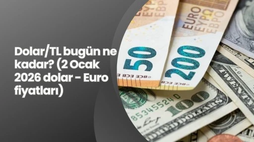 Dolar/TL bug&uuml;n ne kadar? (2 Ocak 2026 dolar - Euro fiyatları)