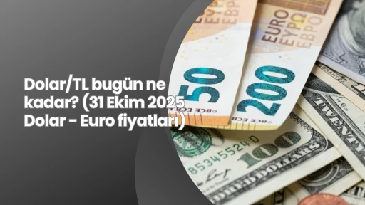 Dolar/TL bugün ne kadar? (31 Ekim 2025 Dolar - Euro fiyatları)