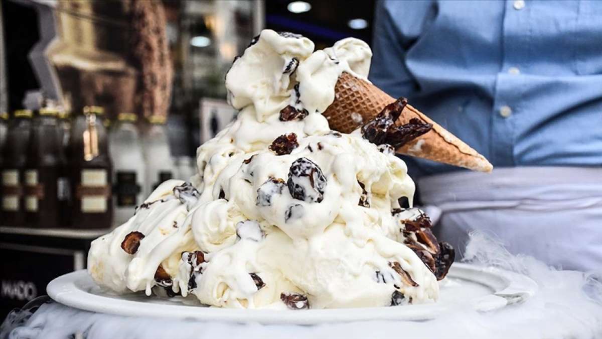 'Dondurmanın başkenti'nde ramazana özel hurmalı dondurma