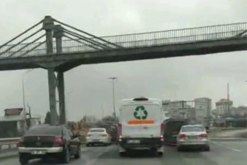 D&uuml;ğ&uuml;n konvoyunda otoyol magandalığı