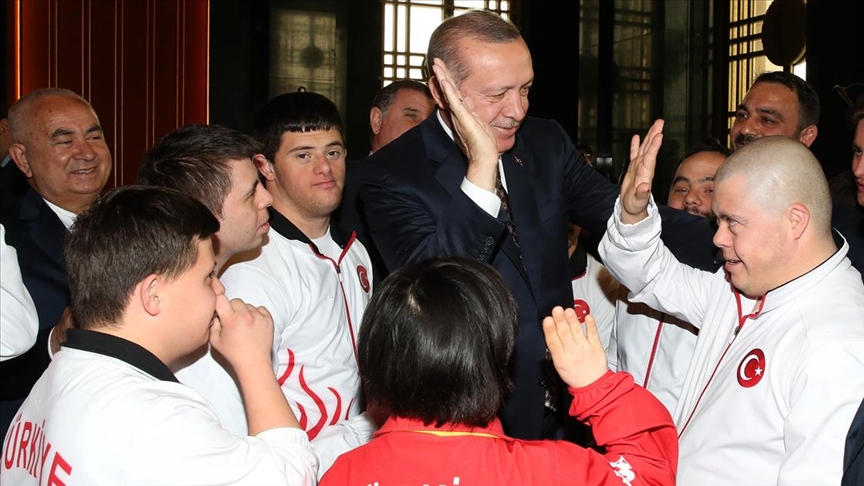 Dünya Engelliler Günü'nde özel sporcular Cumhurbaşkanı Erdoğan'a teşekkür etti