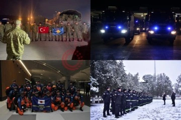 Dünyadan Türkiye'ye deprem için destek ekipleri geliyor
