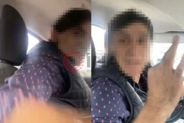 E-5 Karayolu’nda taksici dehşeti kamerada: Hava almak için camı açan kadına saldırdı