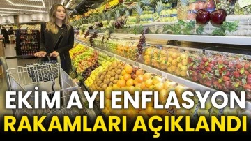 Ekim ayı enflasyon rakamları açıklandı