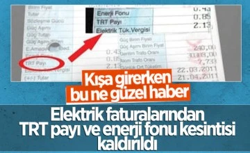 Elektrikte TRT payını kaldıran kanun teklifi kabul edildi