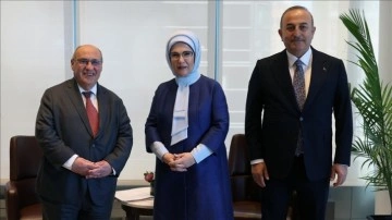 Emine Erdoğan, Uluslararası Göç Örgütü Genel Direktörü Vitorino'yla görüştü