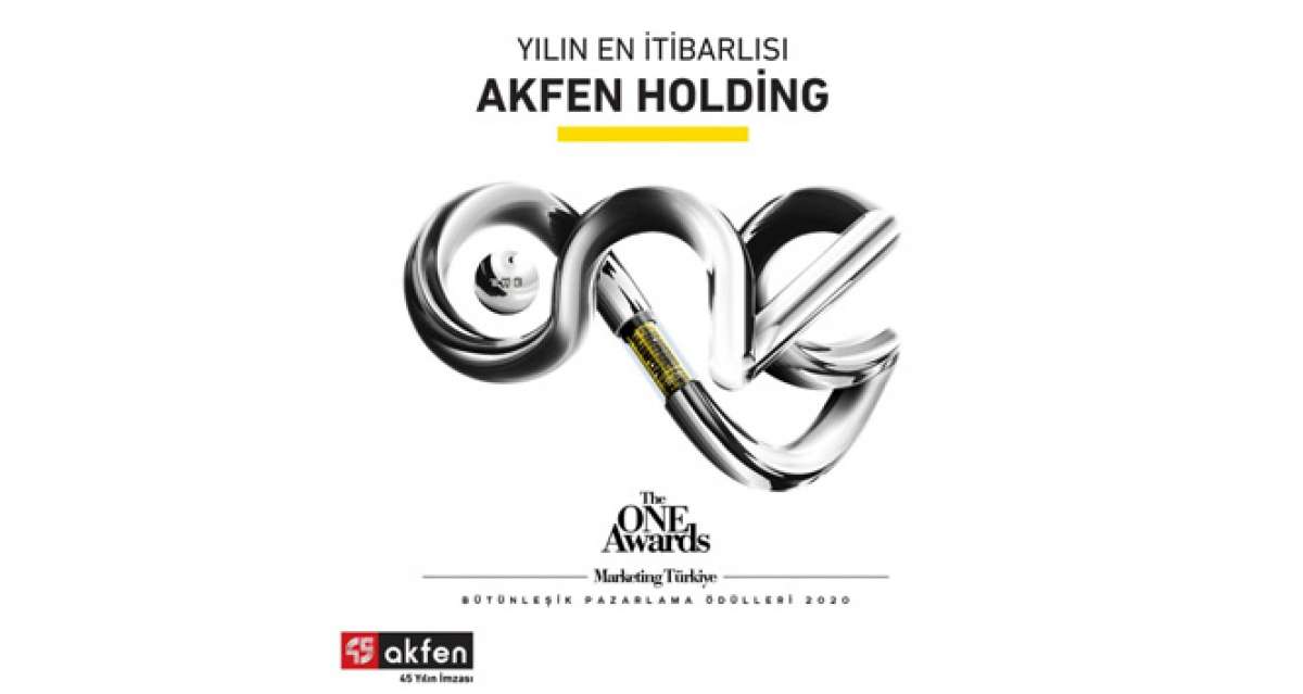 ‘En itibarlı Holding markası' Akfen Holding seçildi