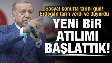 Erdoğan: 2028'de bütün konutlar bitecek! Sosyal konutta ilk temel atıldı