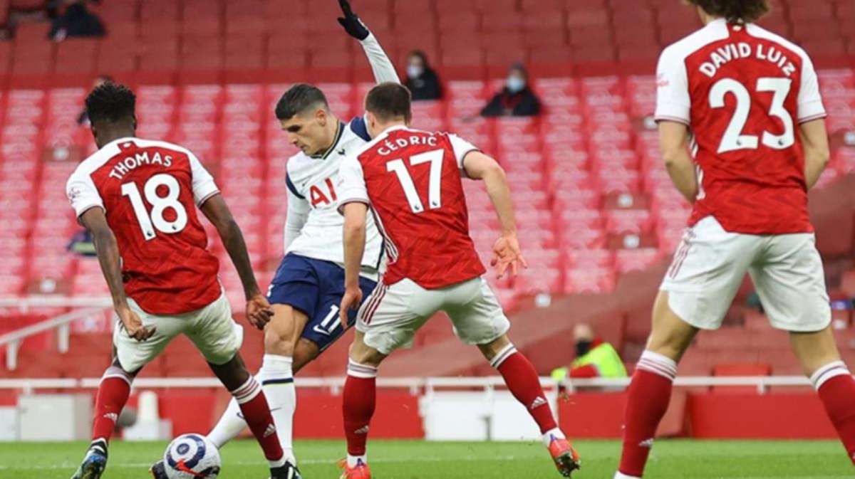 Erik Lamela'nın Arsenal'e attığı rabona golü, dünya basınında gündem oldu