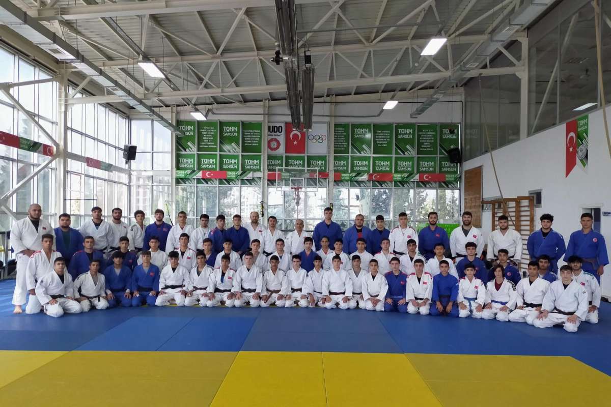 Erkek Judo Ümit Milli Takımı Samsunda kampa girdi
