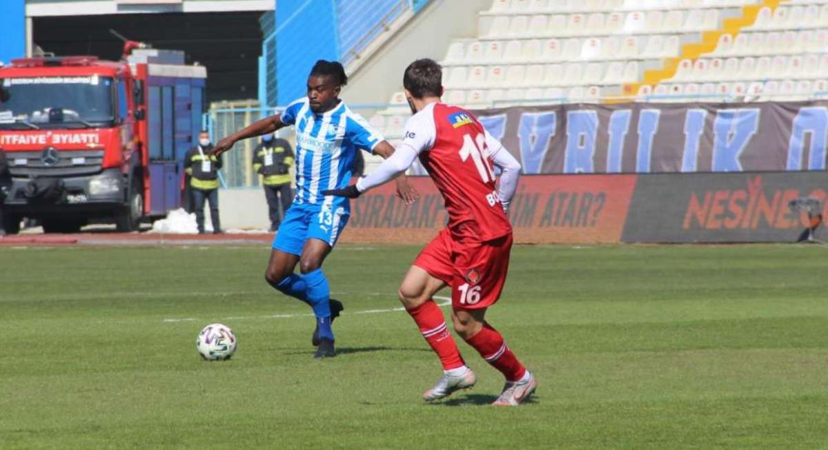 Erzurumspor ile Karagümr��k 2-2 berabere kaldı