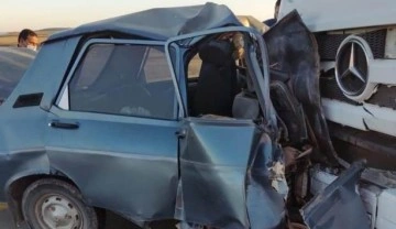 Eskişehir'de tır ile çarpışan otomobilin sürücüsü öldü