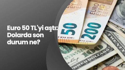 Euro 50 TL'yi aştı: Dolarda son durum ne?