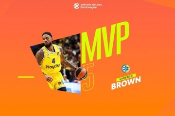 Euroleague'de 5. haftanın MVP'si Lorenzo Brown