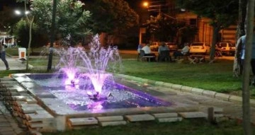 Eyyübiye parklarında görsel şölen