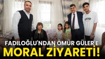Fadıloğlu'ndan Ömür Güler'e moral ziyareti