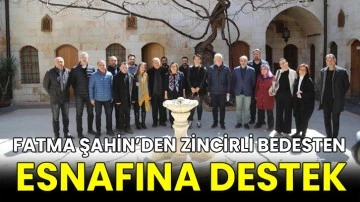 Fatma Şahin’den Zincirli Bedesten esnafına destek