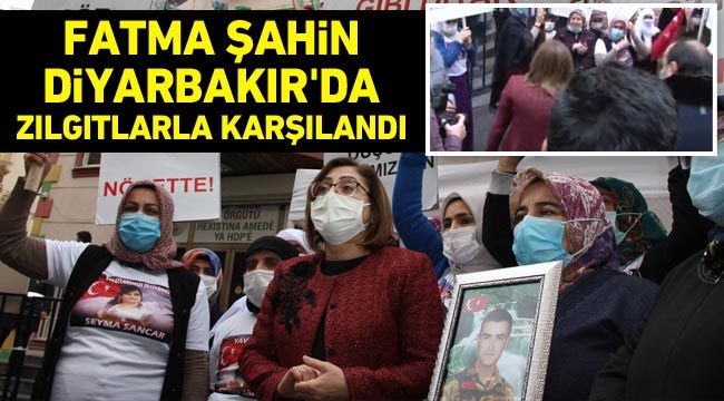 Fatma Şahin Diyarbakır'da zılgıtlarla karşılandı