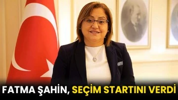 Fatma Şahin, seçim startını verdi