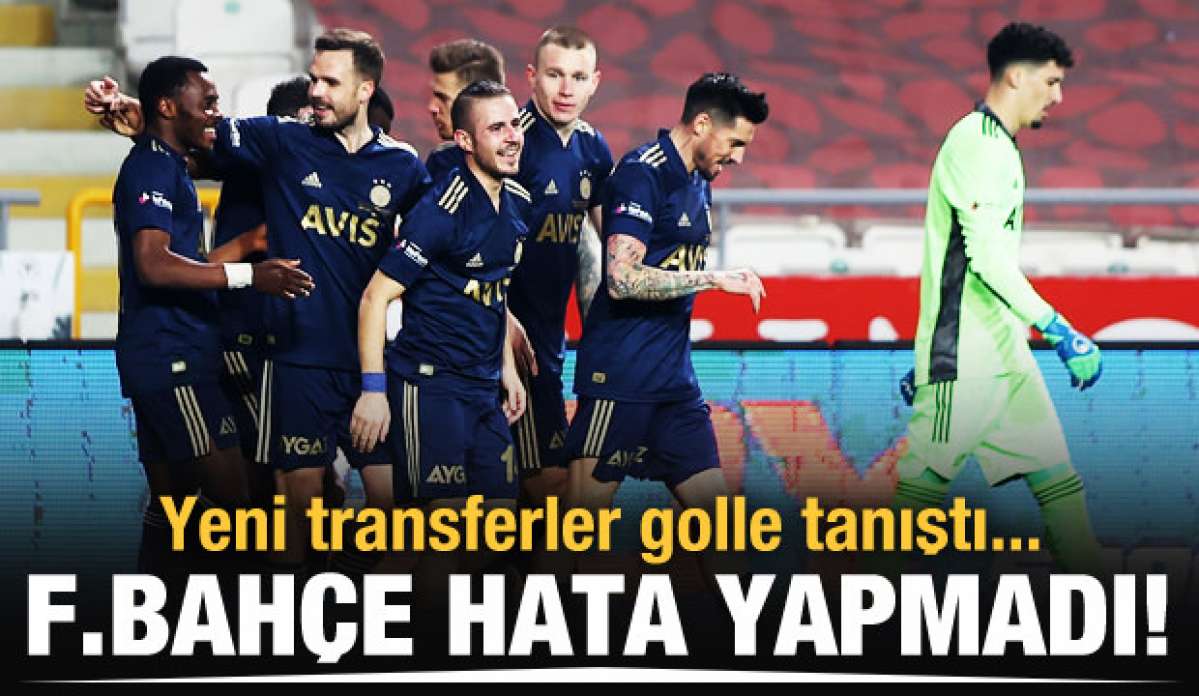 Fenerbahçe, Konya'da hata yapmadı!