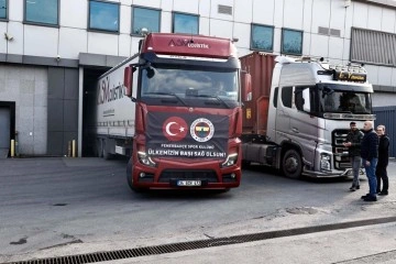 Fenerbah&ccedil;e'nin 38. yardım tırı yola &ccedil;ıktı