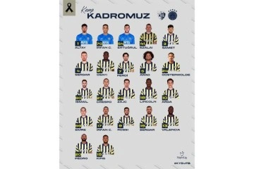 Fenerbah&ccedil;e'nin, Kayserispor ma&ccedil;ı kamp kadrosu belli oldu