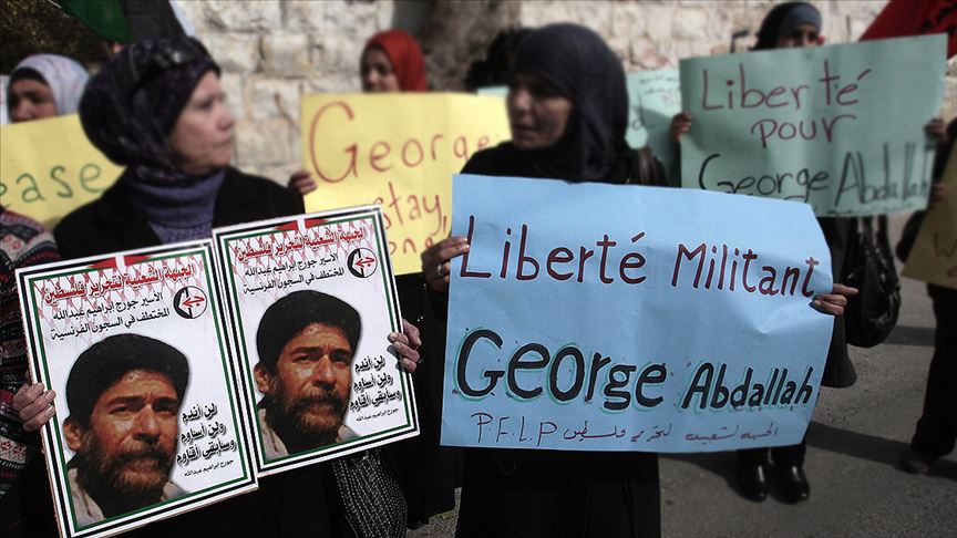 ’Fransa’nın en eski mahkumu’ Lübnanlı George Abdullah cezası bitmesine rağmen parmakl