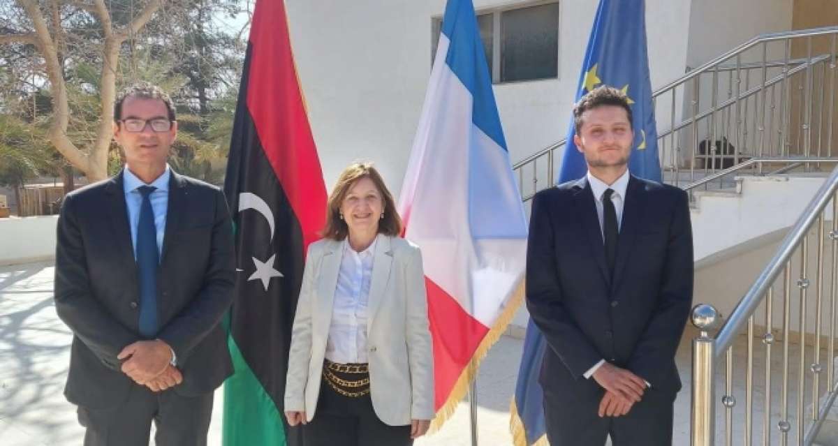 Fransa'nın Trablus Büyükelçiliği yeniden açıldı