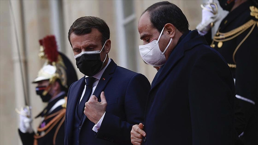 Fransızlar, Macron'un Sisi'ye ilgisi konusunda 'insan hakları' ile 'ulusal