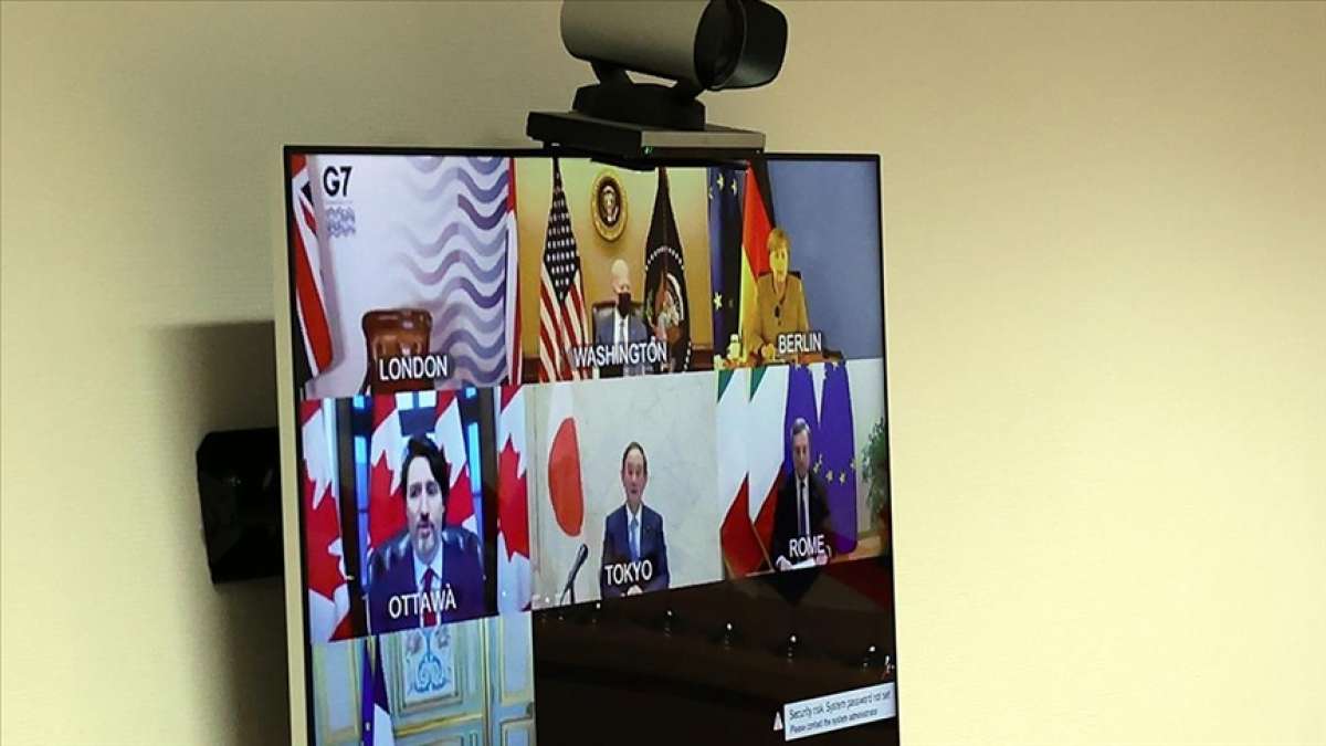 G7 ülkeleri, Kovid-19'la mücadelede iş birliklerini yoğunlaştıracak