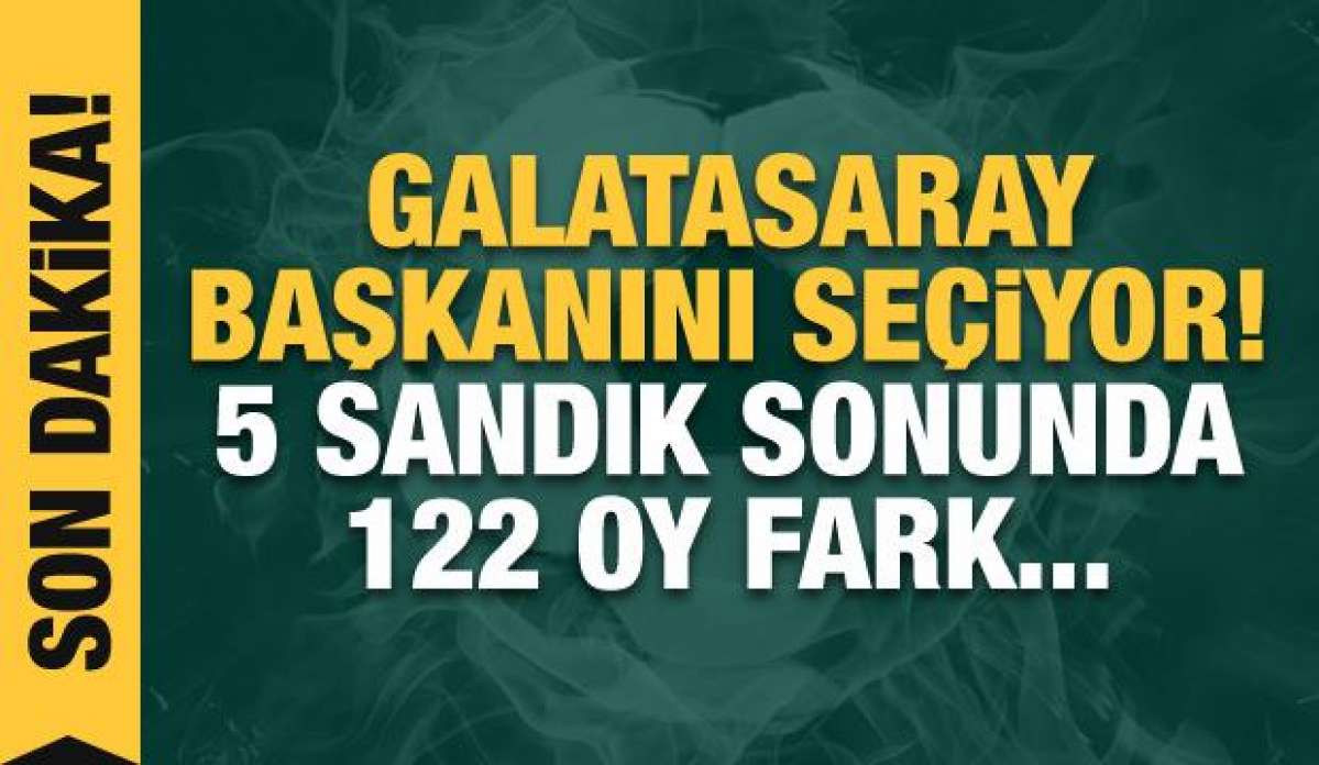 Galatasaray başkanını seçiyor! CANLI