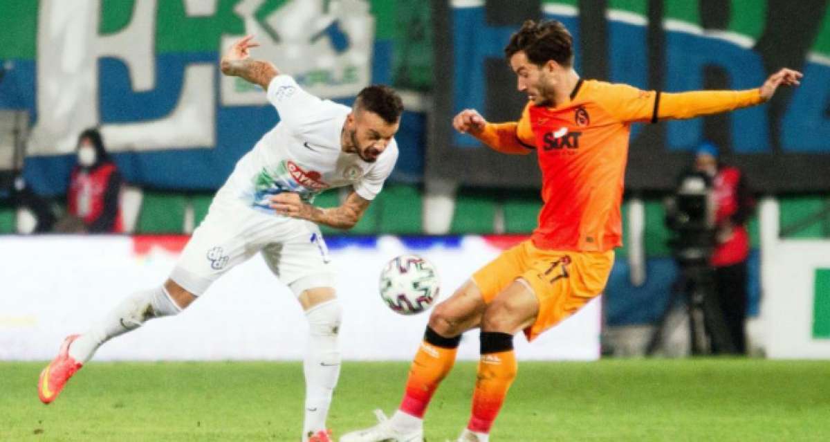Galatasaray ile Çaykur Rizespor 40. randevuda