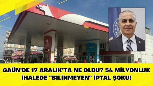 GA&Uuml;N'de 17 Aralık&rsquo;ta Ne Oldu? 54 Milyonluk İhalede "Bilinmeyen" İptal Şoku!
