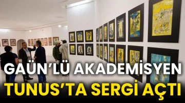 GAÜN’lü akademisyen Tunus’ta sergi açtı