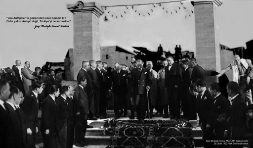Gazi Mustafa Kemal Atat&uuml;rk&rsquo;&uuml;n Gaziantep&rsquo;e gelişinin 93&rsquo;&uuml;nc&uuml; yıl d&ouml;n&uuml;m&uuml;