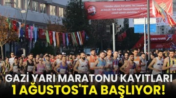 Gazi Yarı Maratonu Kayıtları 1 Ağustos'ta başlıyor!