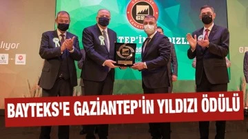 Bayteks'e Gaziantep'in Yıldızı Ödülü 