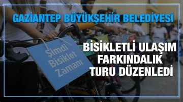 Büyükşehir, Bisikletli Ulaşım Farkındalık Turu Düzenledi