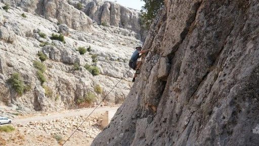 Gaziantep Büyükşehir Köklüce Kanyonu Tırmanış Şenliği ile heyecan üst seviyeye çıktı